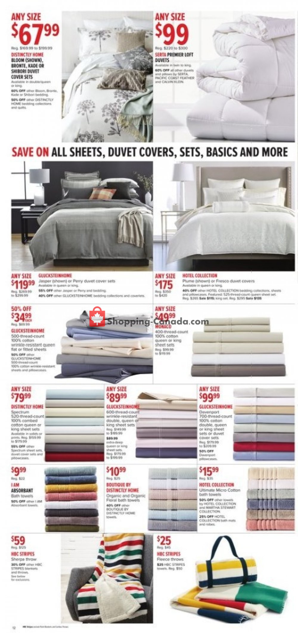 Hudson's Bay flyer from Friday October 11, 2019 to Thursday October 17, 2019 - page 12