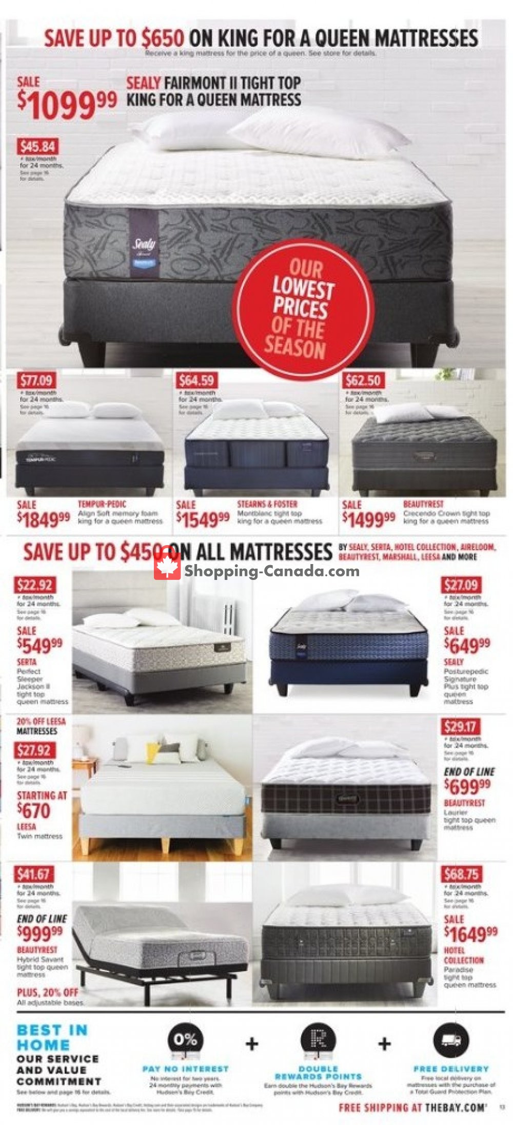Hudson's Bay flyer from Friday October 11, 2019 to Thursday October 17, 2019 - page 13