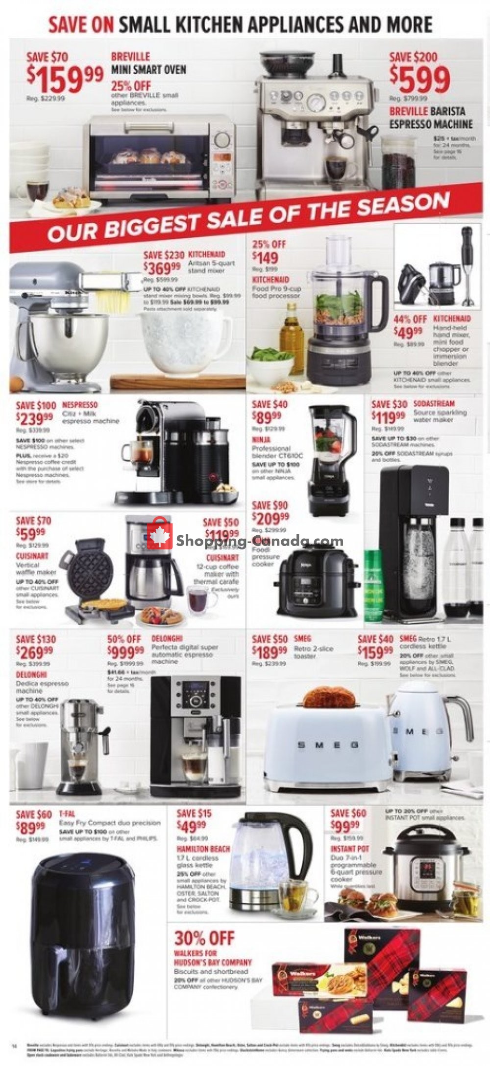 Hudson's Bay flyer from Friday October 11, 2019 to Thursday October 17, 2019 - page 14