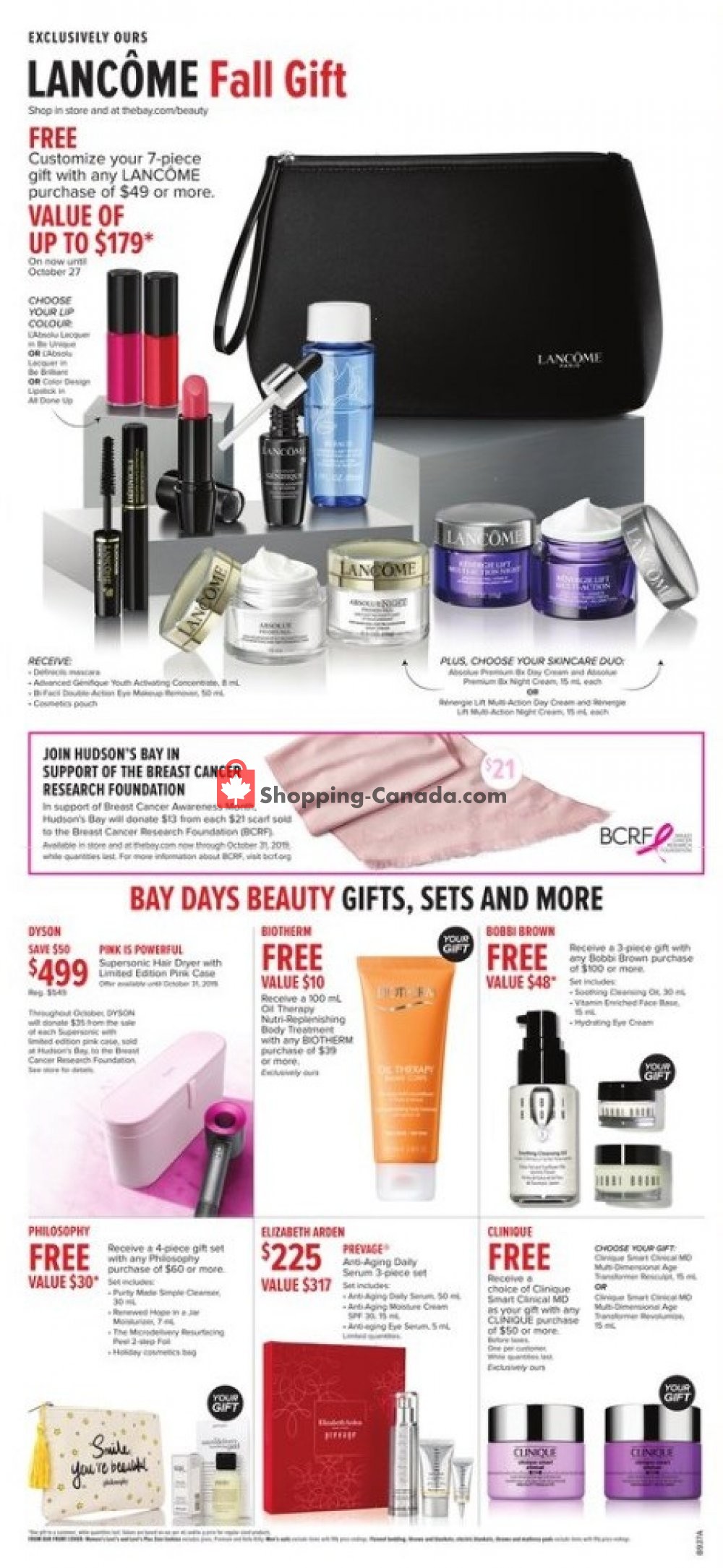 Hudson's Bay flyer from Friday October 11, 2019 to Thursday October 17, 2019 - page 18