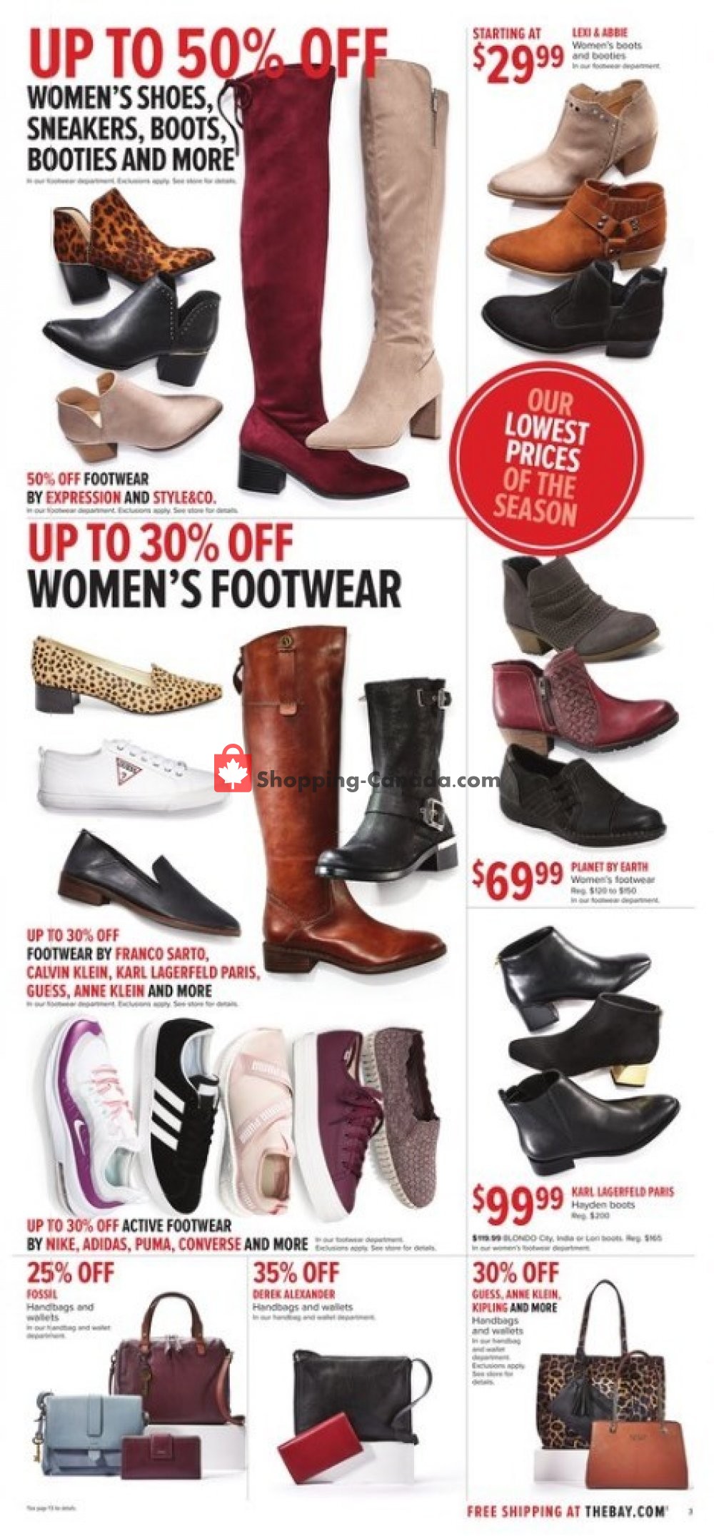 Hudson's Bay flyer from Friday October 11, 2019 to Thursday October 17, 2019 - page 3