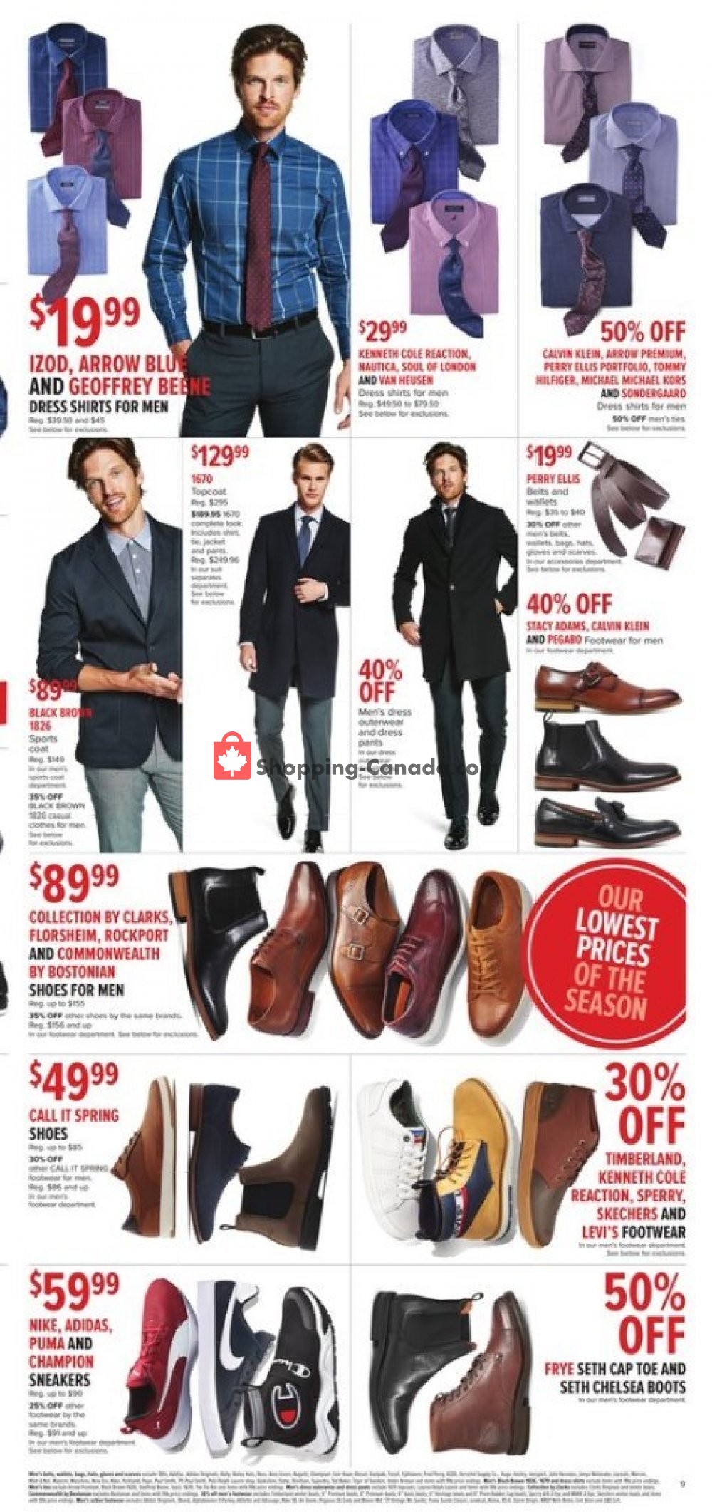 Hudson's Bay flyer from Friday October 11, 2019 to Thursday October 17, 2019 - page 9