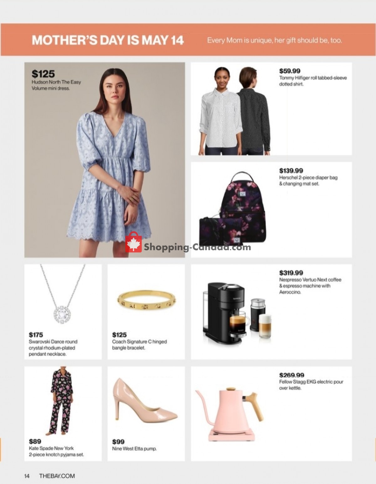 Hudson's Bay flyer from Friday April 14, 2023 to Sunday April 30, 2023 - page 14