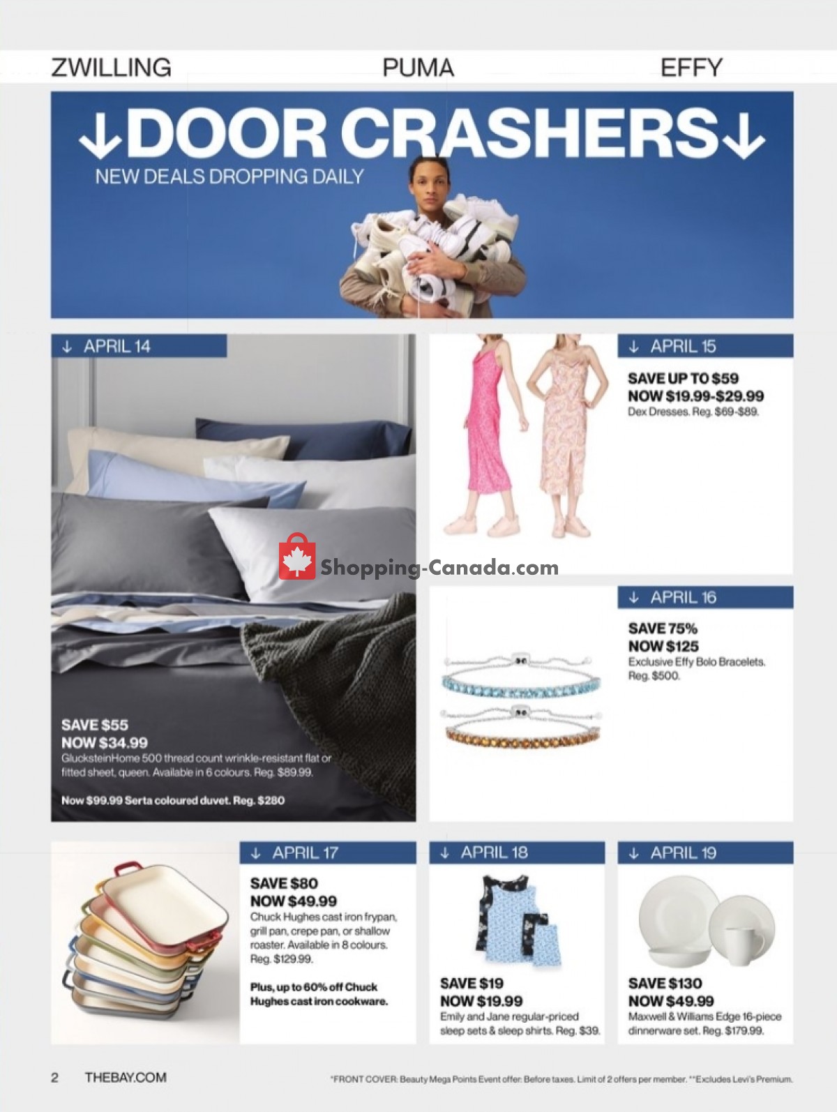 Hudson's Bay flyer from Friday April 14, 2023 to Sunday April 30, 2023 - page 2
