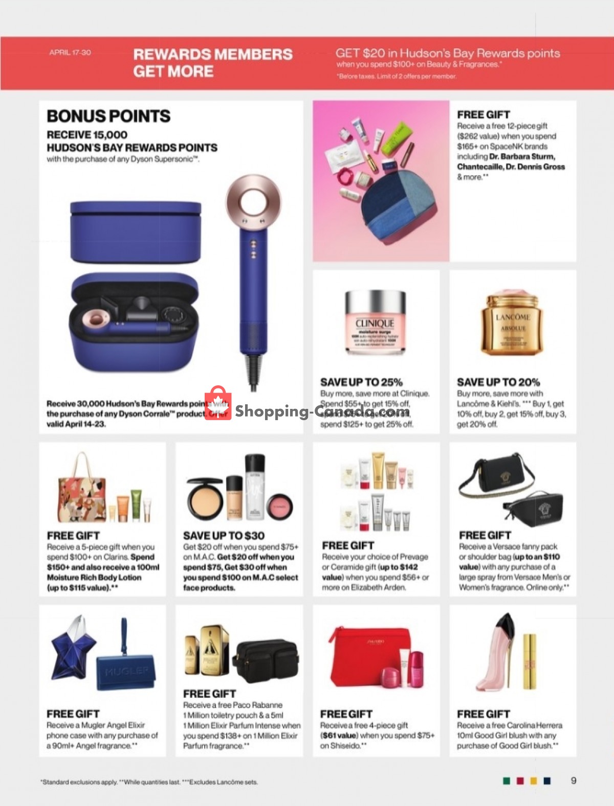 Hudson's Bay flyer from Friday April 14, 2023 to Sunday April 30, 2023 - page 9