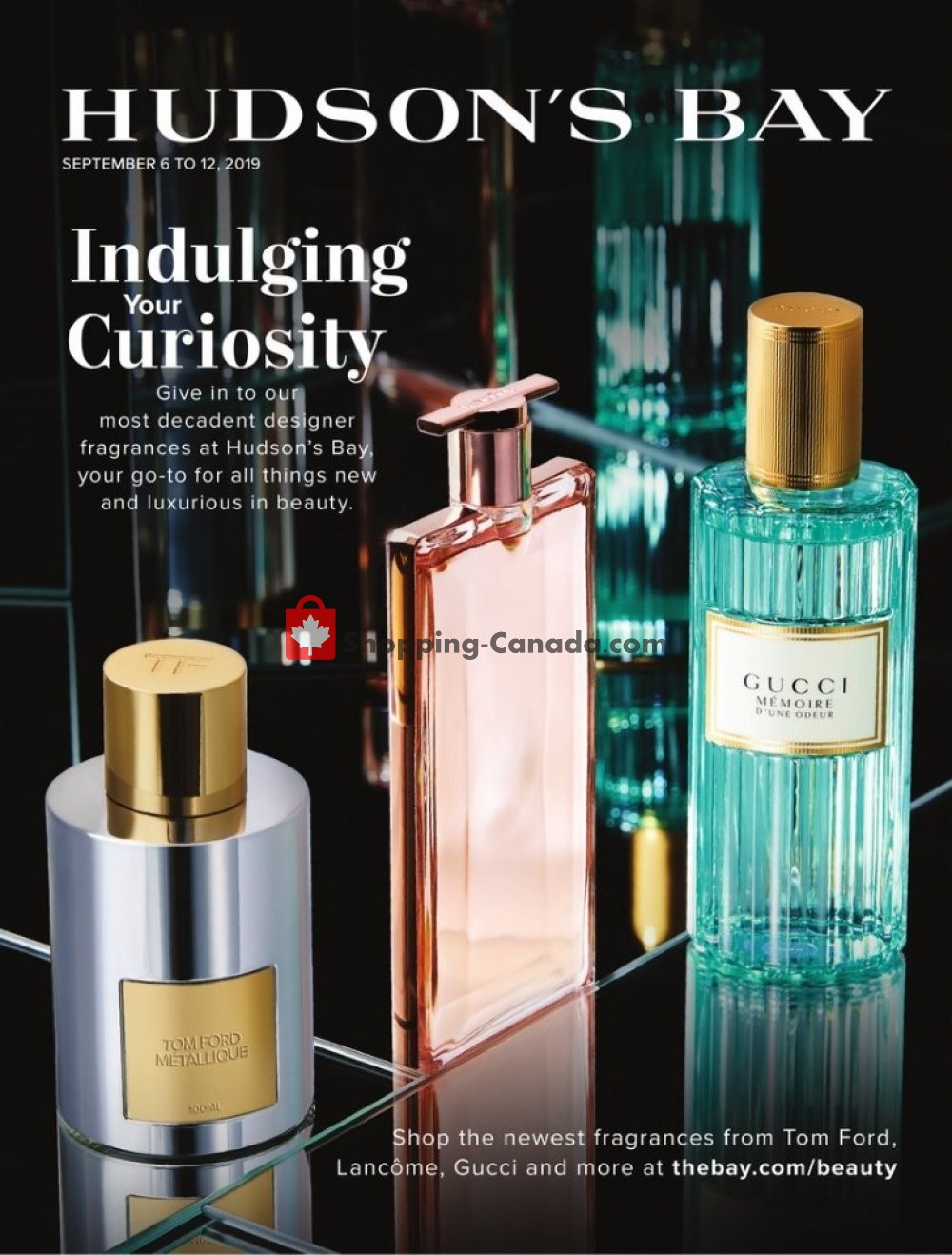 Hudson's Bay flyer from Friday September 6, 2019 to Thursday September 12, 2019 - page 1