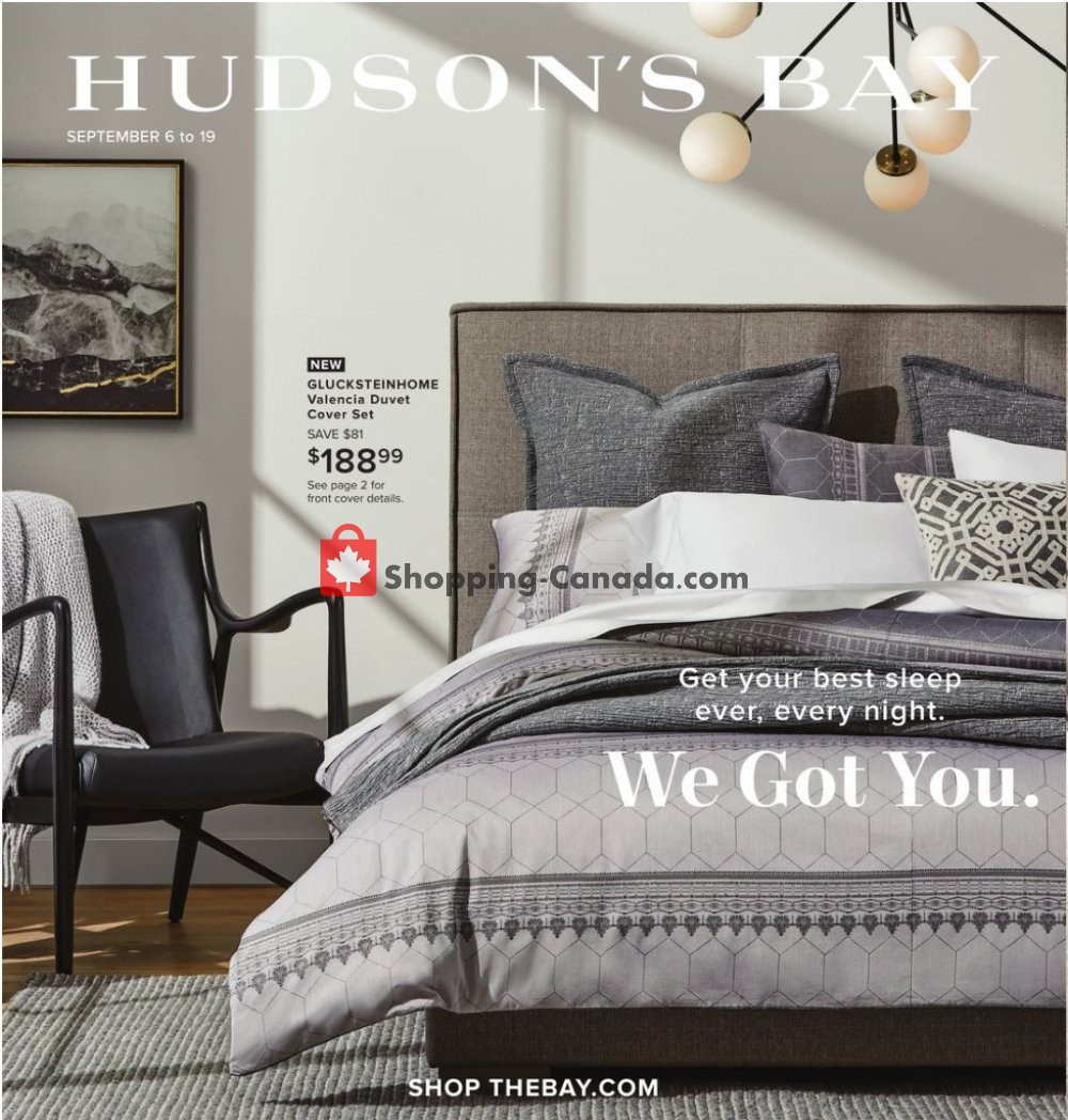 Hudson's Bay flyer from Friday September 6, 2019 to Thursday September 19, 2019 - page 1