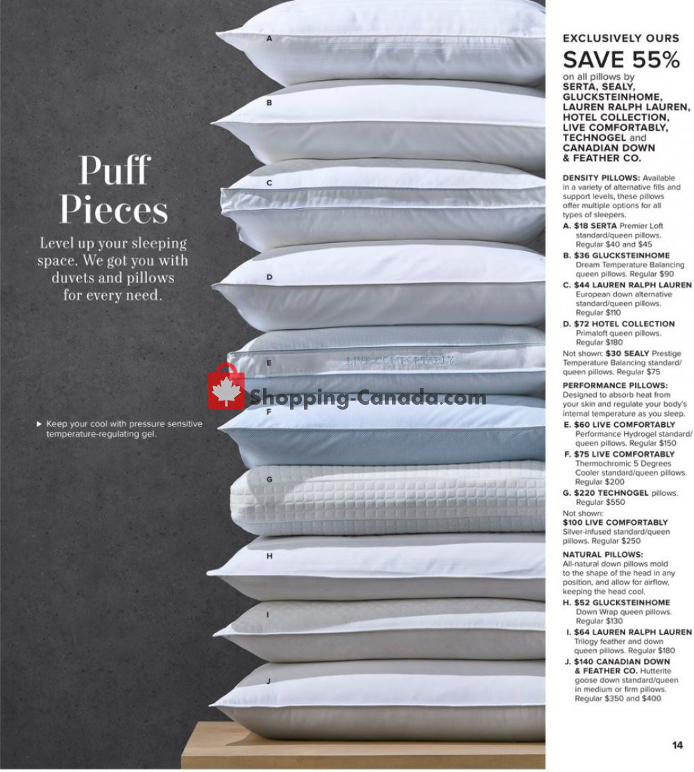 Hudson's Bay flyer from Friday September 6, 2019 to Thursday September 19, 2019 - page 14