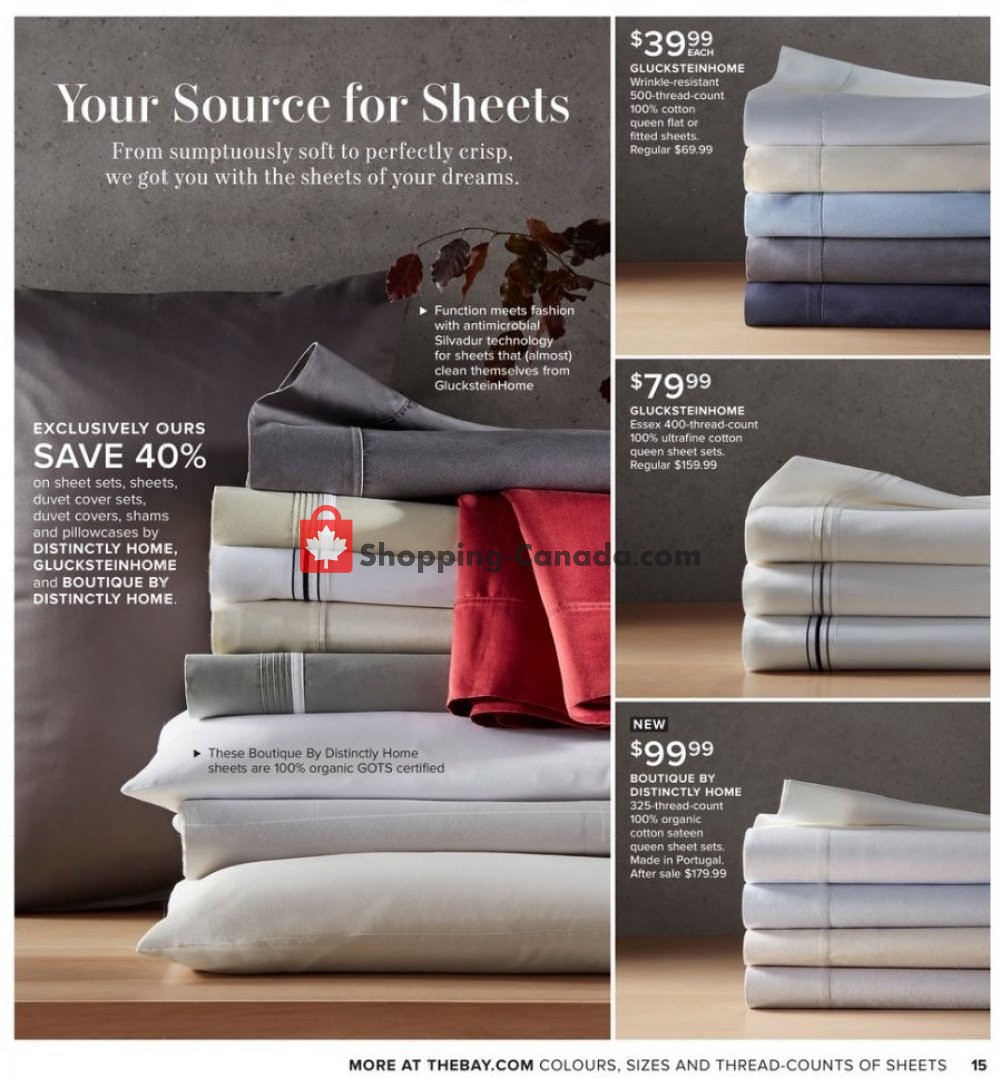 Hudson's Bay flyer from Friday September 6, 2019 to Thursday September 19, 2019 - page 15