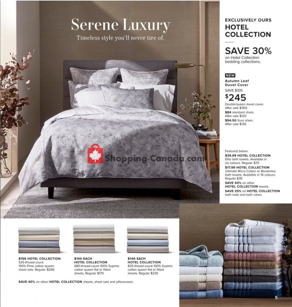 Hudson's Bay flyer from Friday September 6, 2019 to Thursday September 19, 2019 - page 5