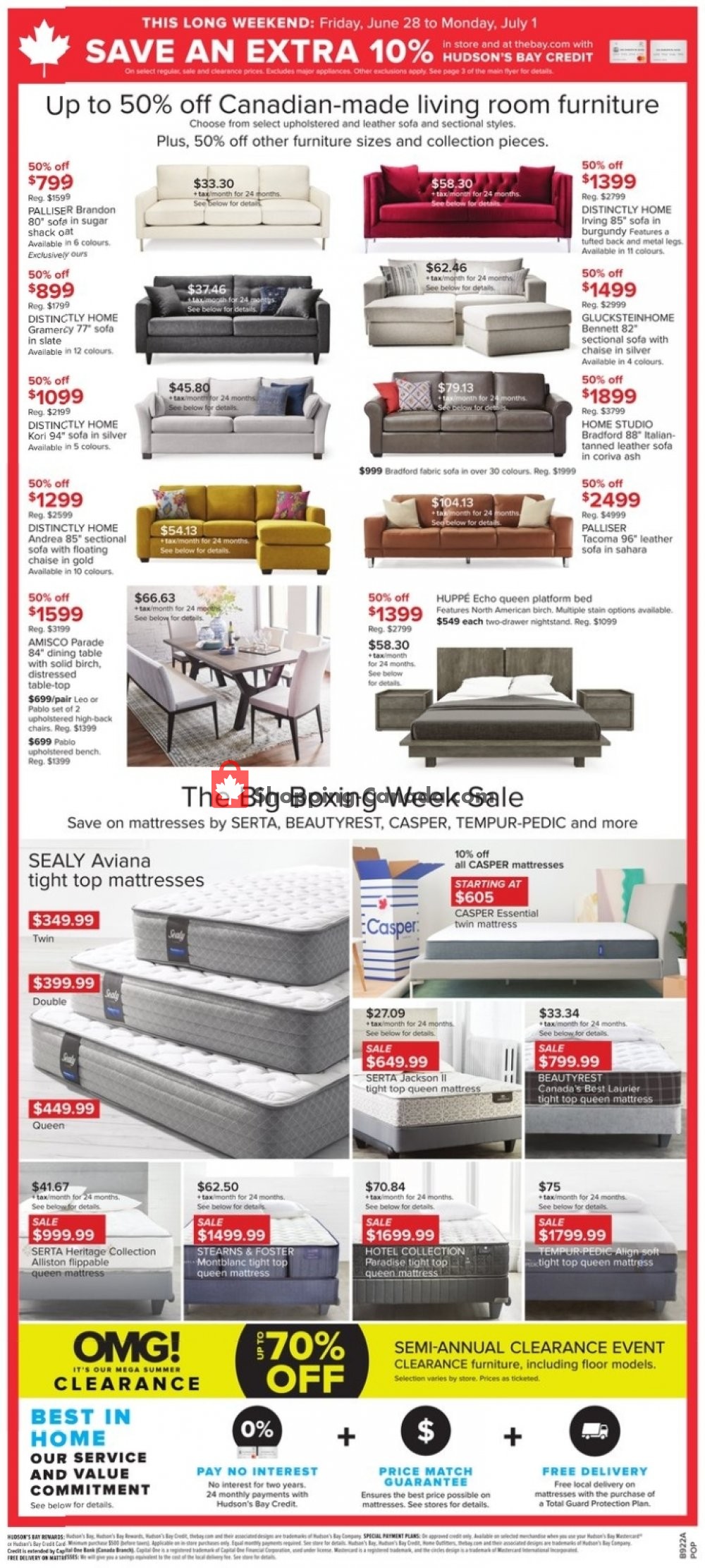 Hudson's Bay flyer from Friday June 28, 2019 to Thursday July 11, 2019 - page 2