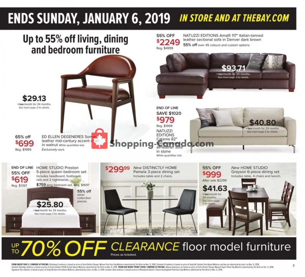 Hudson's Bay flyer from Friday December 28, 2018 to Sunday January 6, 2019 - page 10