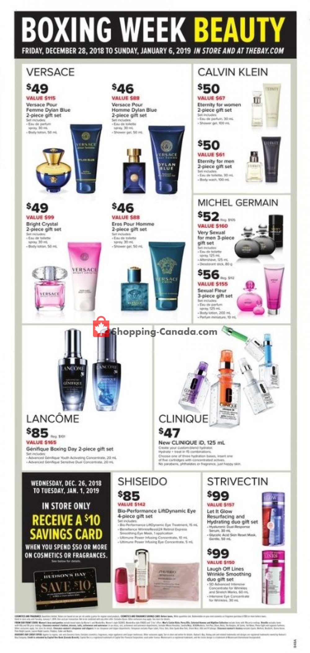Hudson's Bay flyer from Friday December 28, 2018 to Sunday January 6, 2019 - page 2