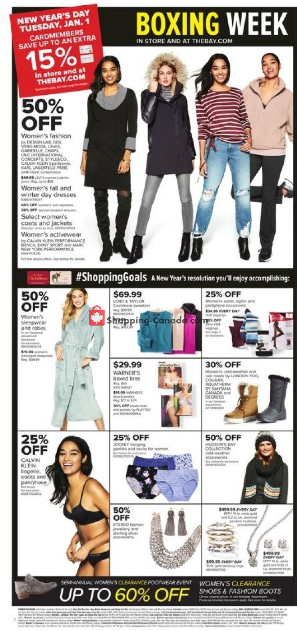 Hudson's Bay flyer from Friday December 28, 2018 to Sunday January 6, 2019 - page 3