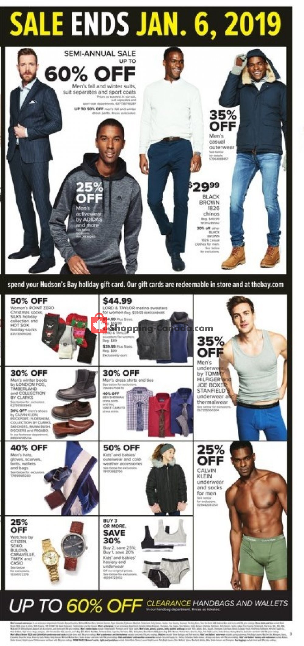 Hudson's Bay flyer from Friday December 28, 2018 to Sunday January 6, 2019 - page 4
