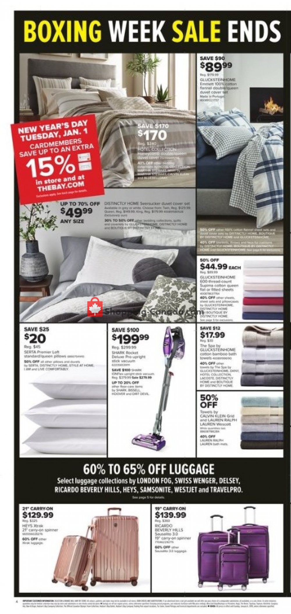 Hudson's Bay flyer from Friday December 28, 2018 to Sunday January 6, 2019 - page 5