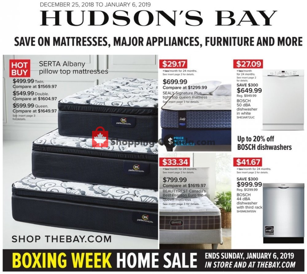 Hudson's Bay flyer from Friday December 28, 2018 to Sunday January 6, 2019 - page 7