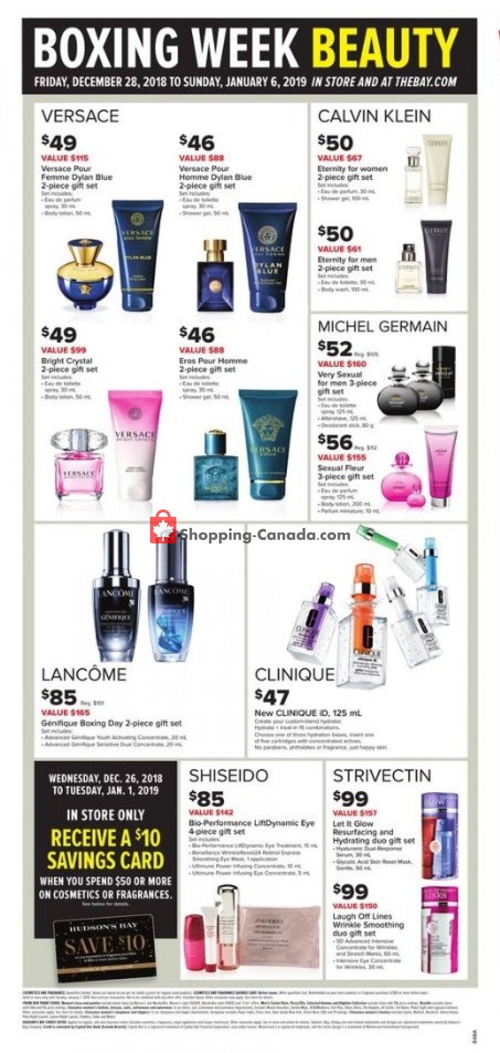 Hudson's Bay flyer from Friday December 28, 2018 to Sunday January 6, 2019 - page 2