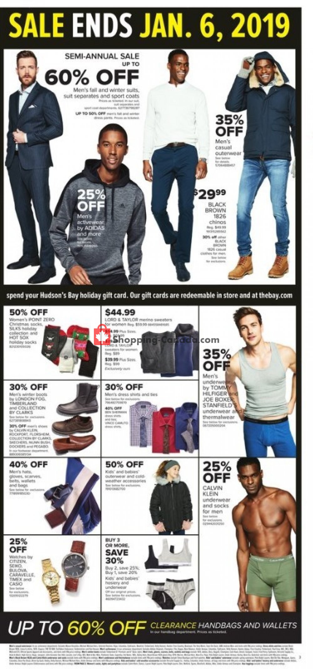 Hudson's Bay flyer from Friday December 28, 2018 to Sunday January 6, 2019 - page 4