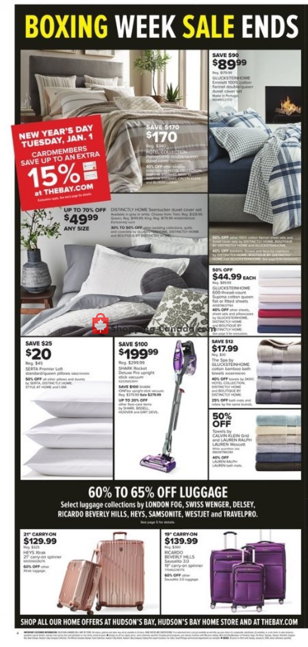 Hudson's Bay flyer from Friday December 28, 2018 to Sunday January 6, 2019 - page 5