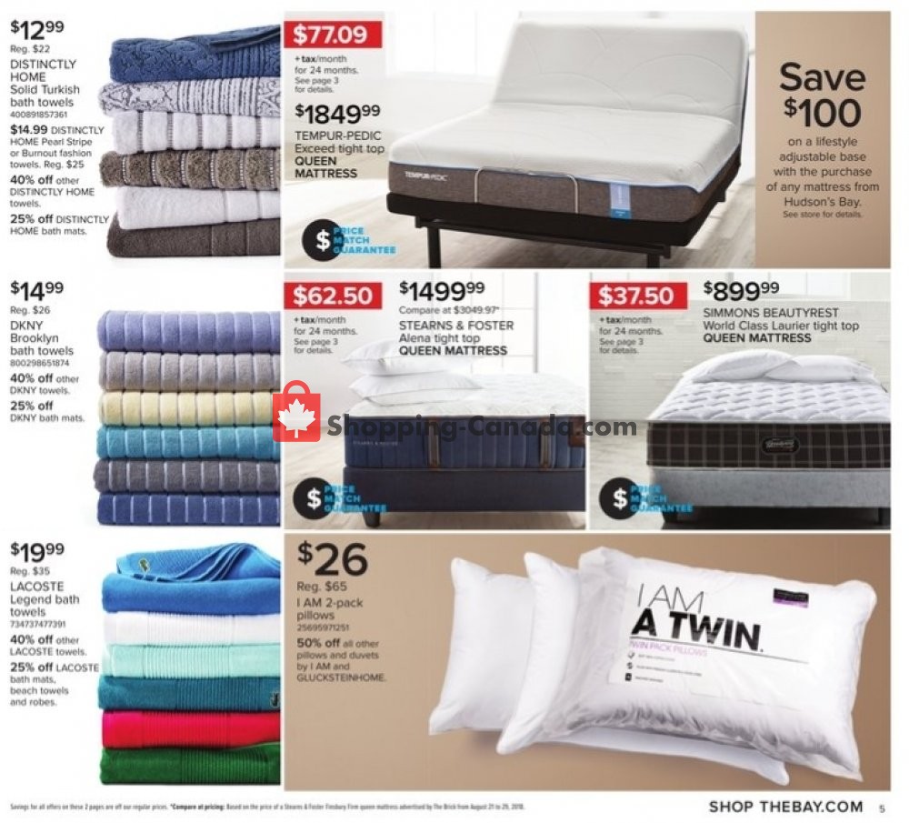 Hudson's Bay flyer from Friday September 28, 2018 to Thursday October 4, 2018 - page 6