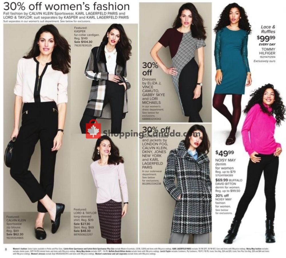 Hudson's Bay flyer from Friday September 28, 2018 to Thursday October 4, 2018 - page 9