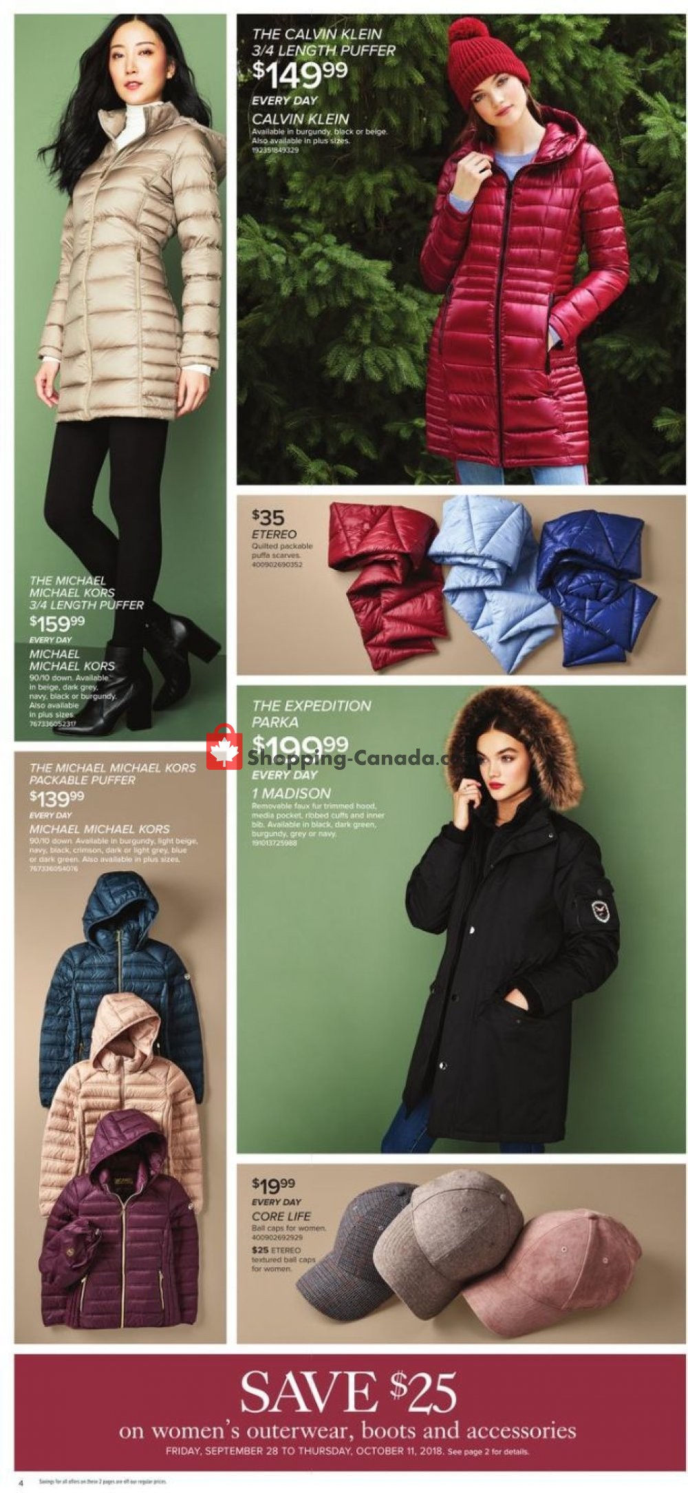 Hudson's Bay flyer from Friday September 28, 2018 to Thursday October 11, 2018 - page 5