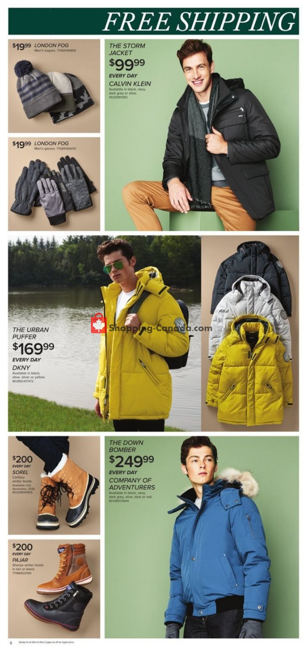 Hudson's Bay flyer from Friday September 28, 2018 to Thursday October 11, 2018 - page 7