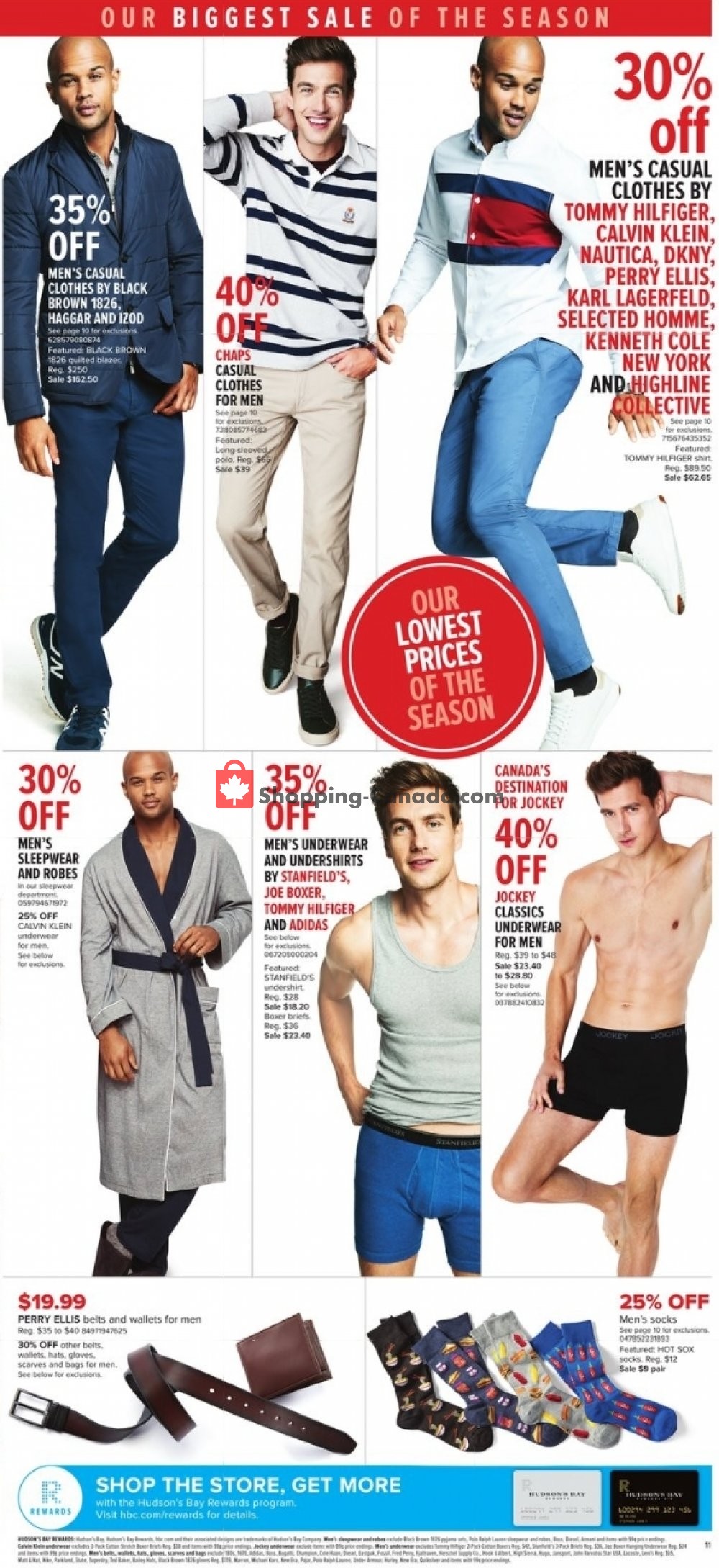 Hudson's Bay flyer from Friday October 12, 2018 to Thursday October 18, 2018 - page 13