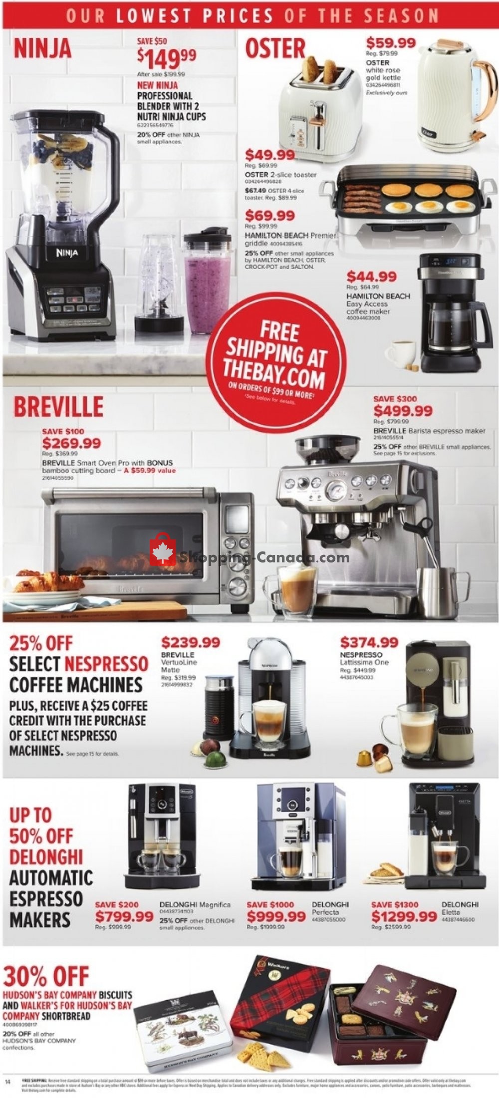 Hudson's Bay flyer from Friday October 12, 2018 to Thursday October 18, 2018 - page 16