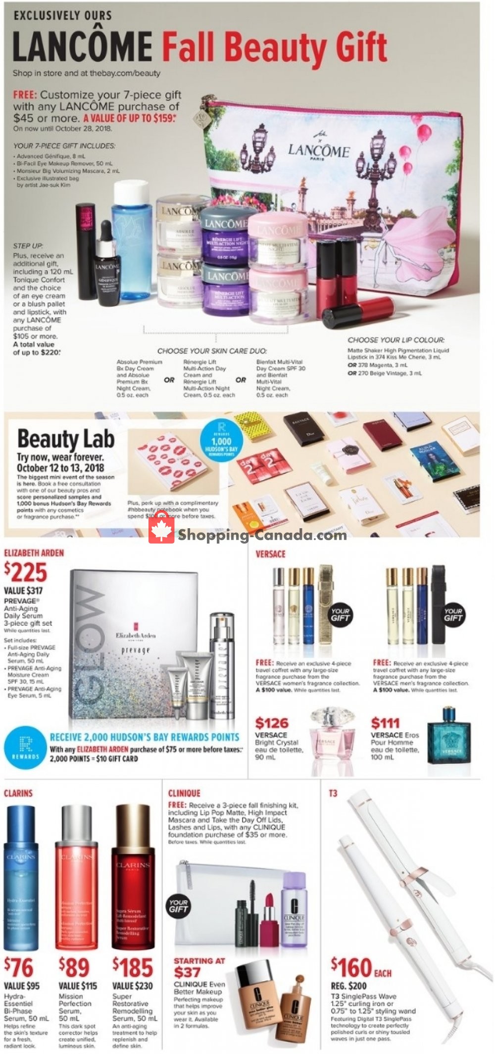 Hudson's Bay flyer from Friday October 12, 2018 to Thursday October 18, 2018 - page 2