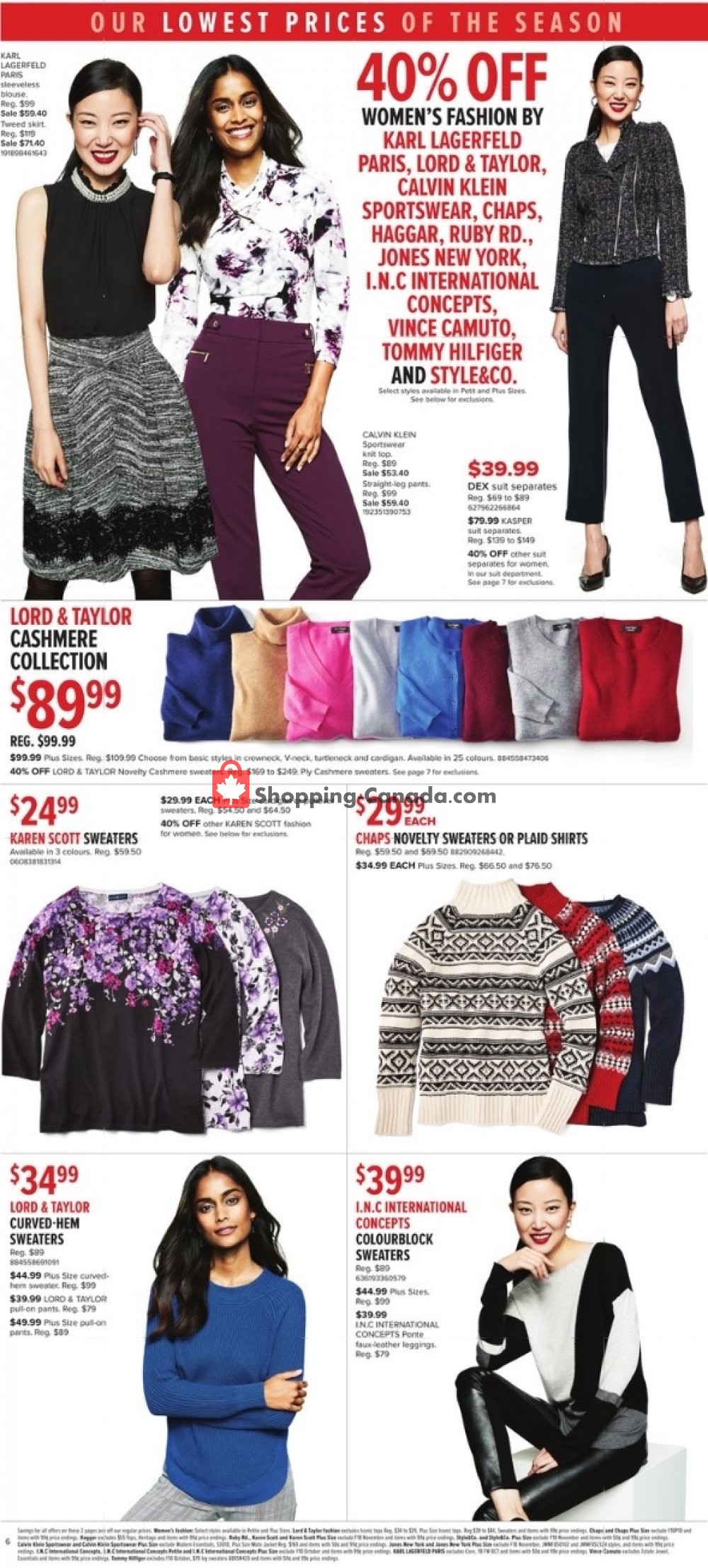 Hudson's Bay flyer from Friday October 12, 2018 to Thursday October 18, 2018 - page 8