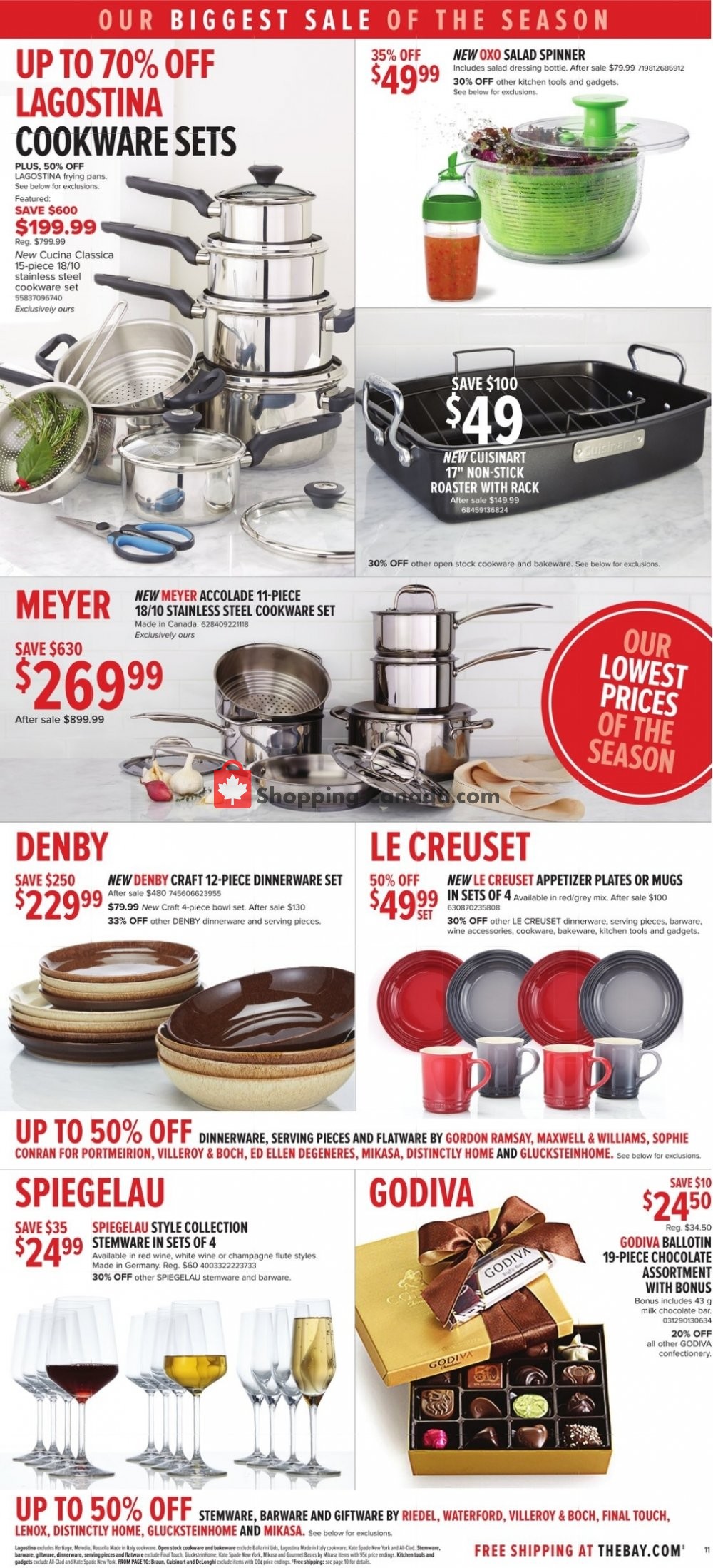 Hudson's Bay flyer from Friday October 19, 2018 to Thursday October 25, 2018 - page 13