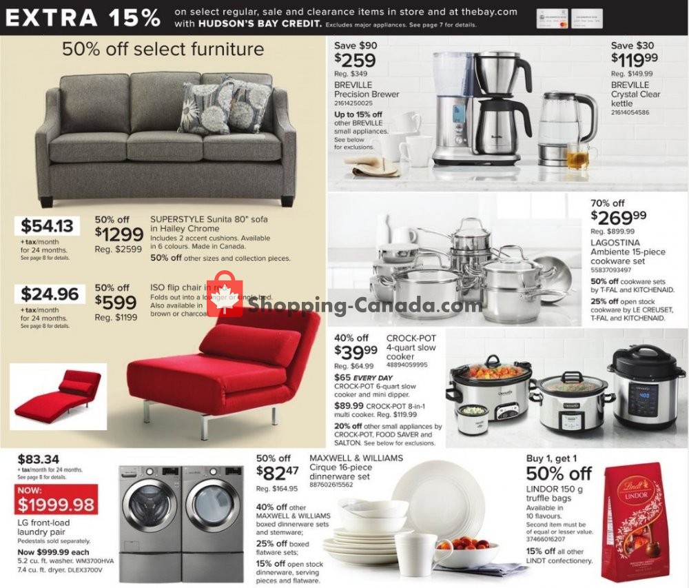 Hudson's Bay flyer from Friday October 5, 2018 to Thursday October 11, 2018 - page 10