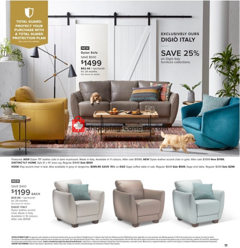 Hudson's Bay flyer from Friday September 6, 2019 to Thursday September 19, 2019 - page 11