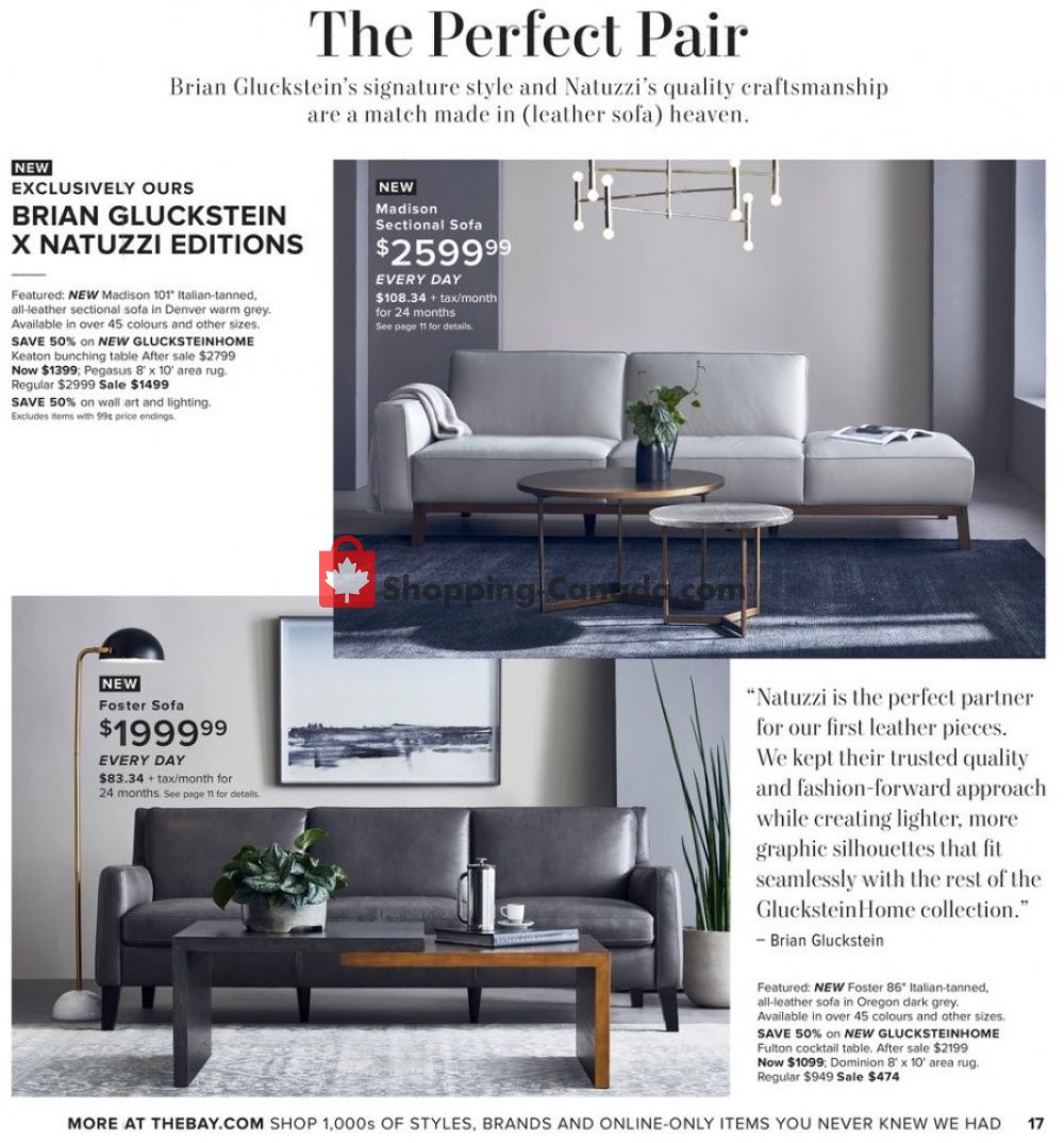 Hudson's Bay flyer from Friday September 6, 2019 to Thursday September 19, 2019 - page 17
