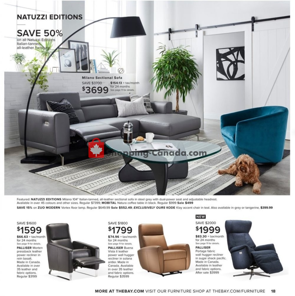 Hudson's Bay flyer from Friday September 6, 2019 to Thursday September 19, 2019 - page 18