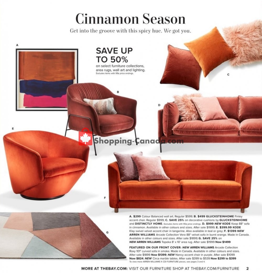 Hudson's Bay flyer from Friday September 6, 2019 to Thursday September 19, 2019 - page 2