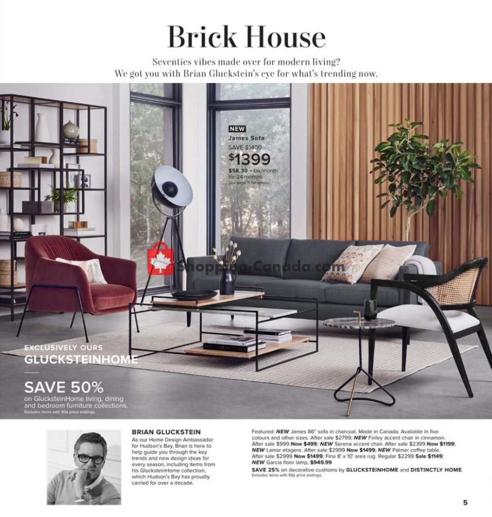 Hudson's Bay flyer from Friday September 6, 2019 to Thursday September 19, 2019 - page 5