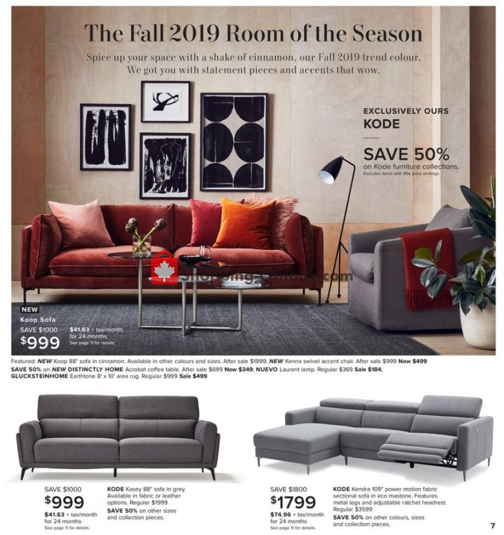 Hudson's Bay flyer from Friday September 6, 2019 to Thursday September 19, 2019 - page 7