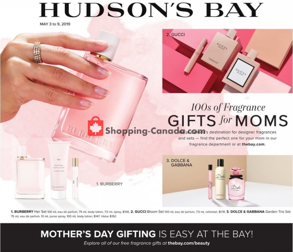 Hudson's Bay flyer from Friday May 3, 2019 to Thursday May 9, 2019 - page 1
