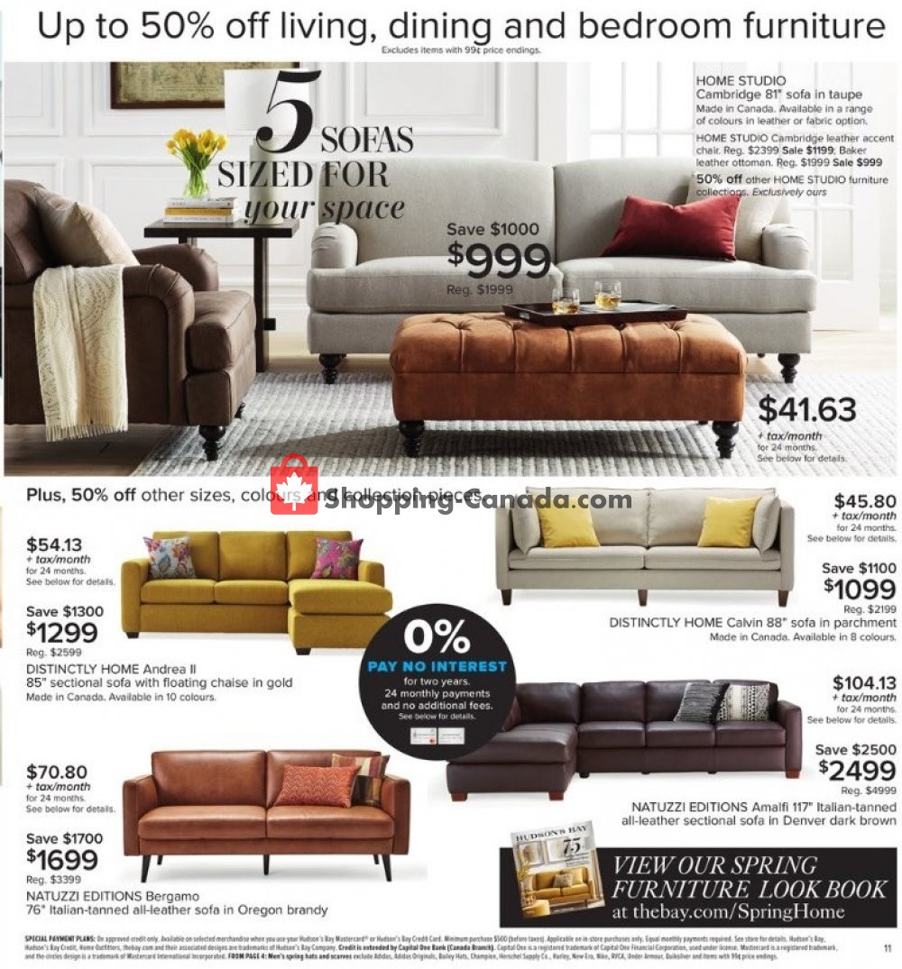 Hudson's Bay flyer from Friday March 8, 2019 to Thursday March 14, 2019 - page 12
