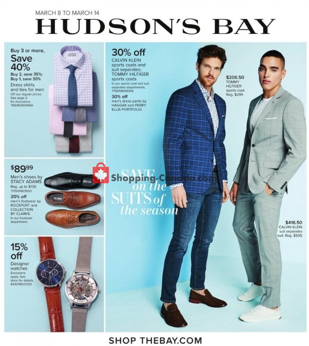 Hudson's Bay flyer from Friday March 8, 2019 to Thursday March 14, 2019 - page 2