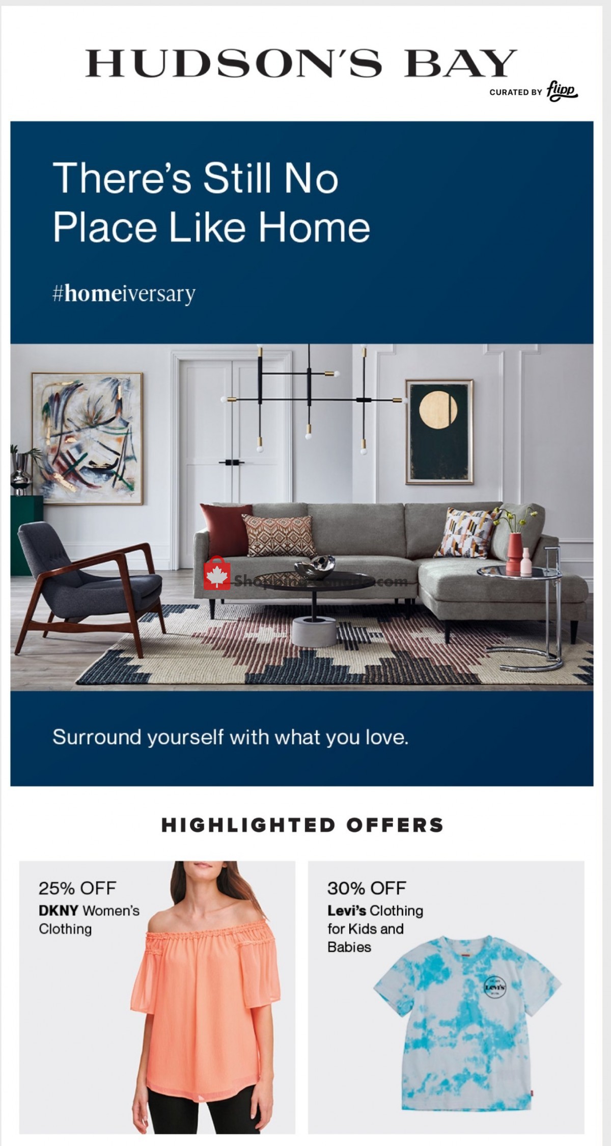 Hudson's Bay flyer from Friday March 26, 2021 to Wednesday March 31, 2021 - page 1