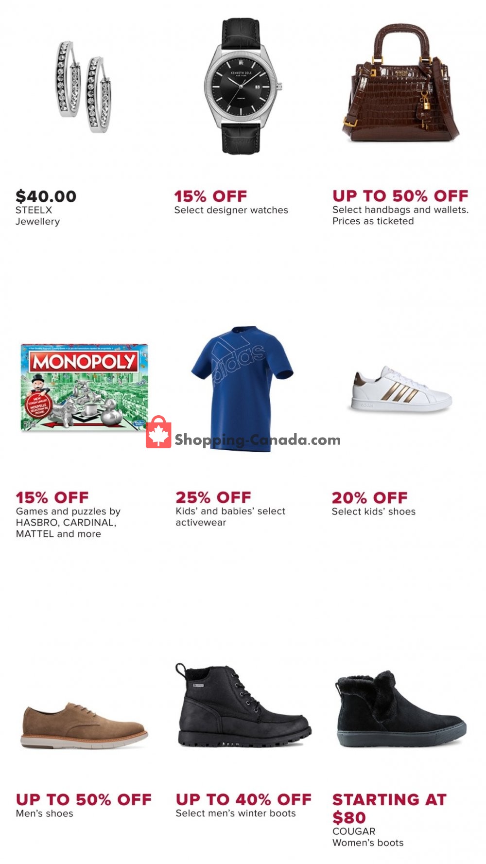 Hudson's Bay flyer from Friday January 15, 2021 to Thursday January 21, 2021 - page 9
