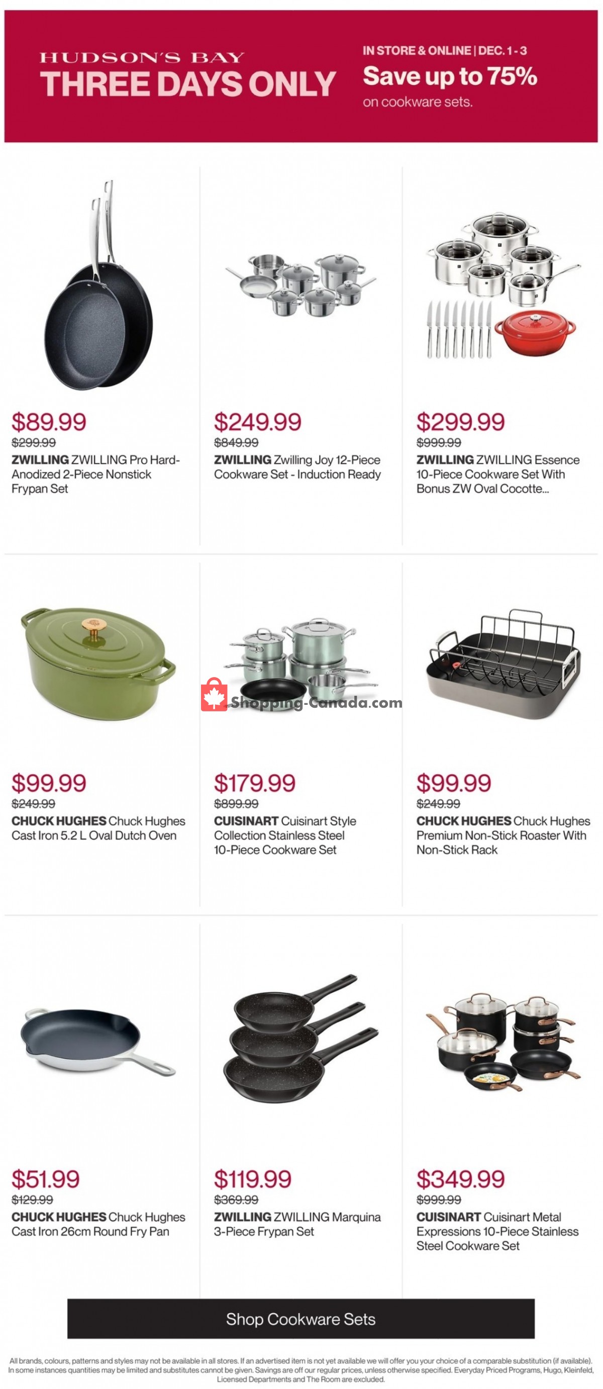 Hudson's Bay flyer from Friday December 1, 2023 to Sunday December 3, 2023 - page 3