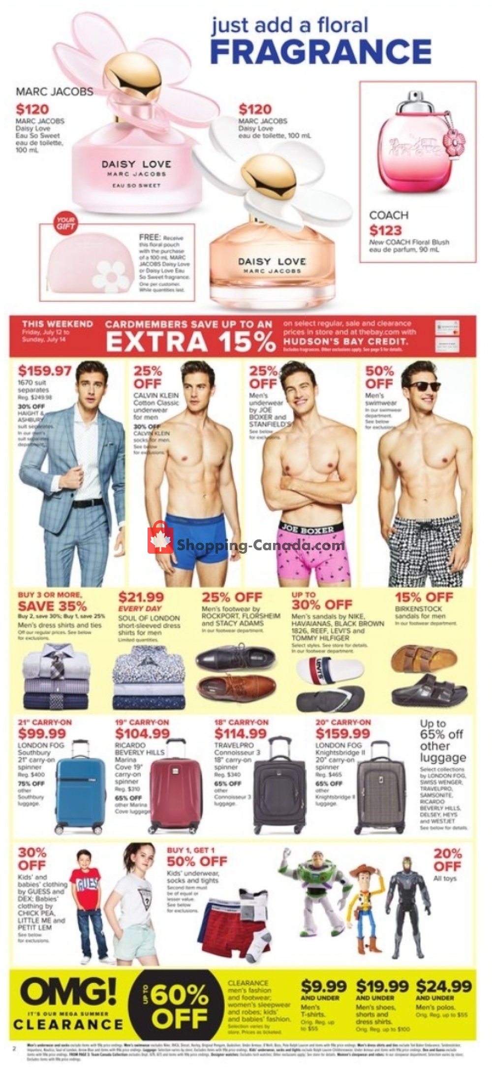 Hudson's Bay flyer from Friday July 12, 2019 to Thursday July 18, 2019 - page 3