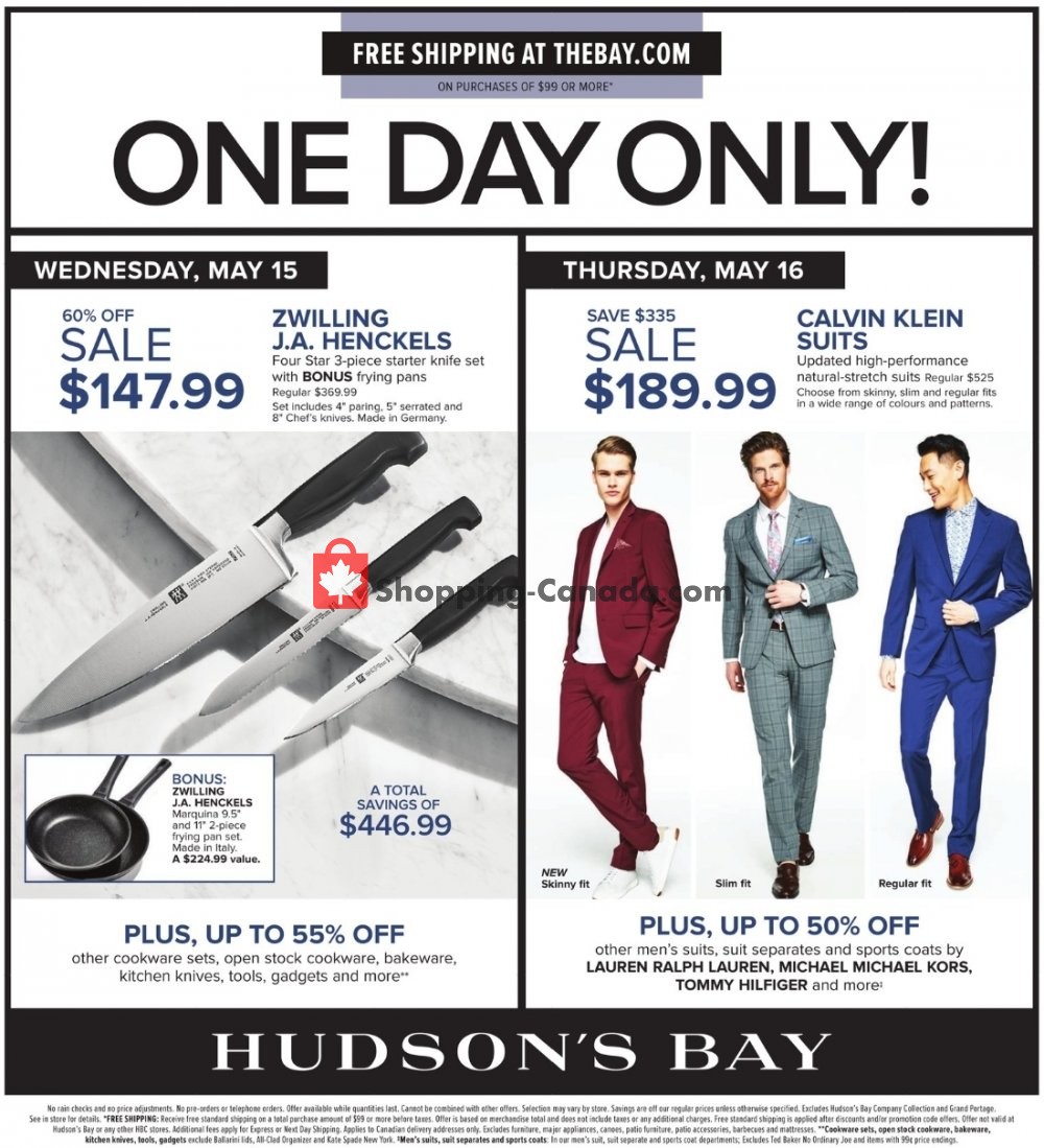 Hudson's Bay flyer from Friday May 17, 2019 to Thursday May 23, 2019 - page 2