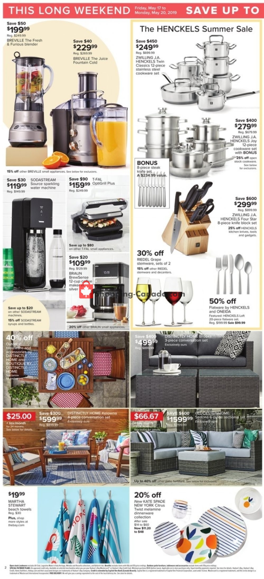 Hudson's Bay flyer from Friday May 17, 2019 to Thursday May 23, 2019 - page 3
