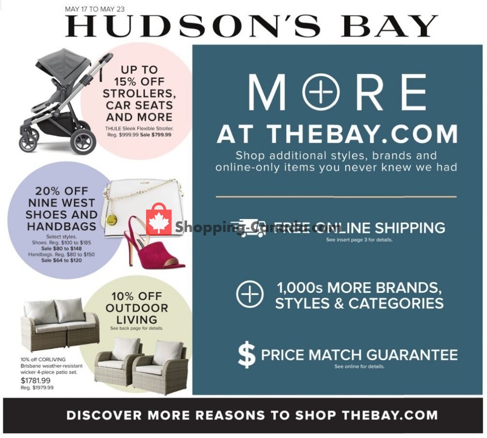 Hudson's Bay flyer from Friday May 17, 2019 to Thursday May 23, 2019 - page 9